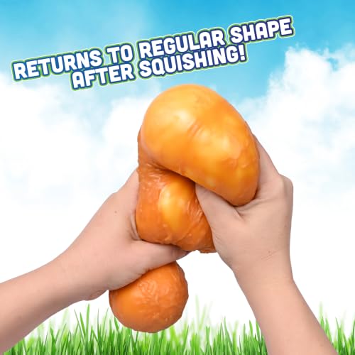Toymendous Squishy Fried Chicken - Squish Toy - Ages 3+