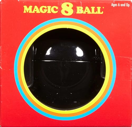 Mattel Games Magic 8 Ball Novelty Fortune-Telling Toy, Ages 3+ | Retro Look for Kids, Teens, Families, Gifts, Parties & Travel (Amazon Exclusive)
