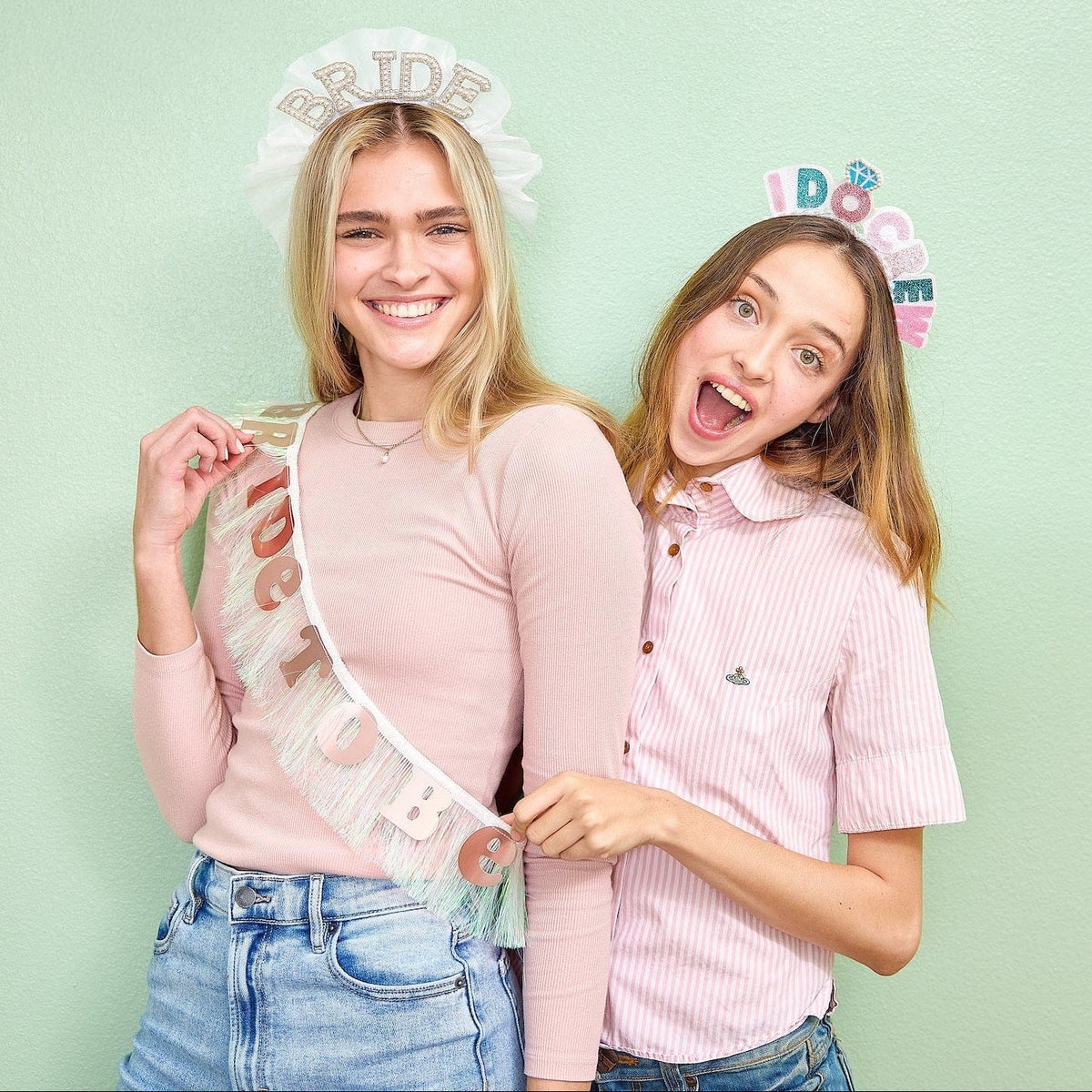 Bridal Party Headband Bundle - Bride & I Do Crew (5-Piece Set)