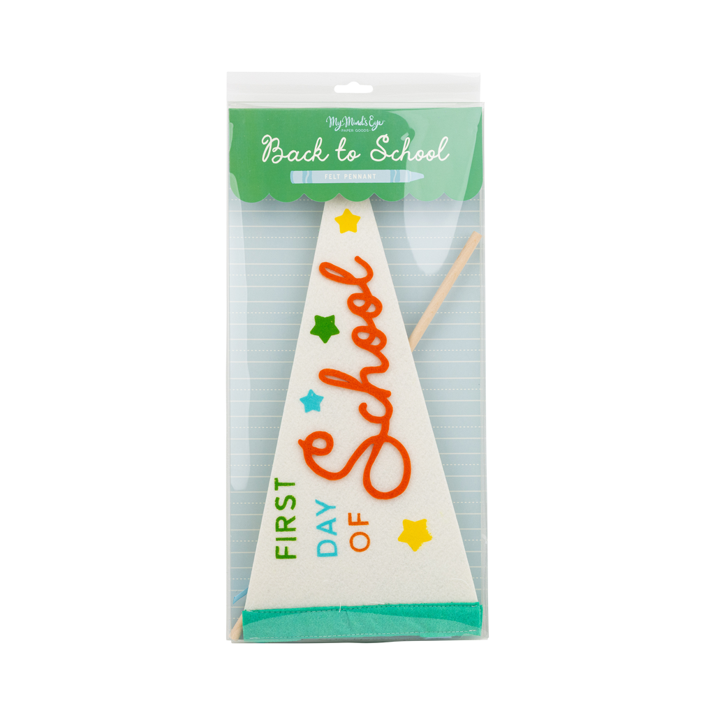 First Day Felt Pennant