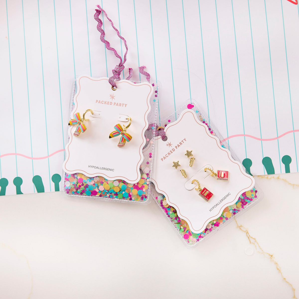 Back to School Icon Earring Set (3 Pack)