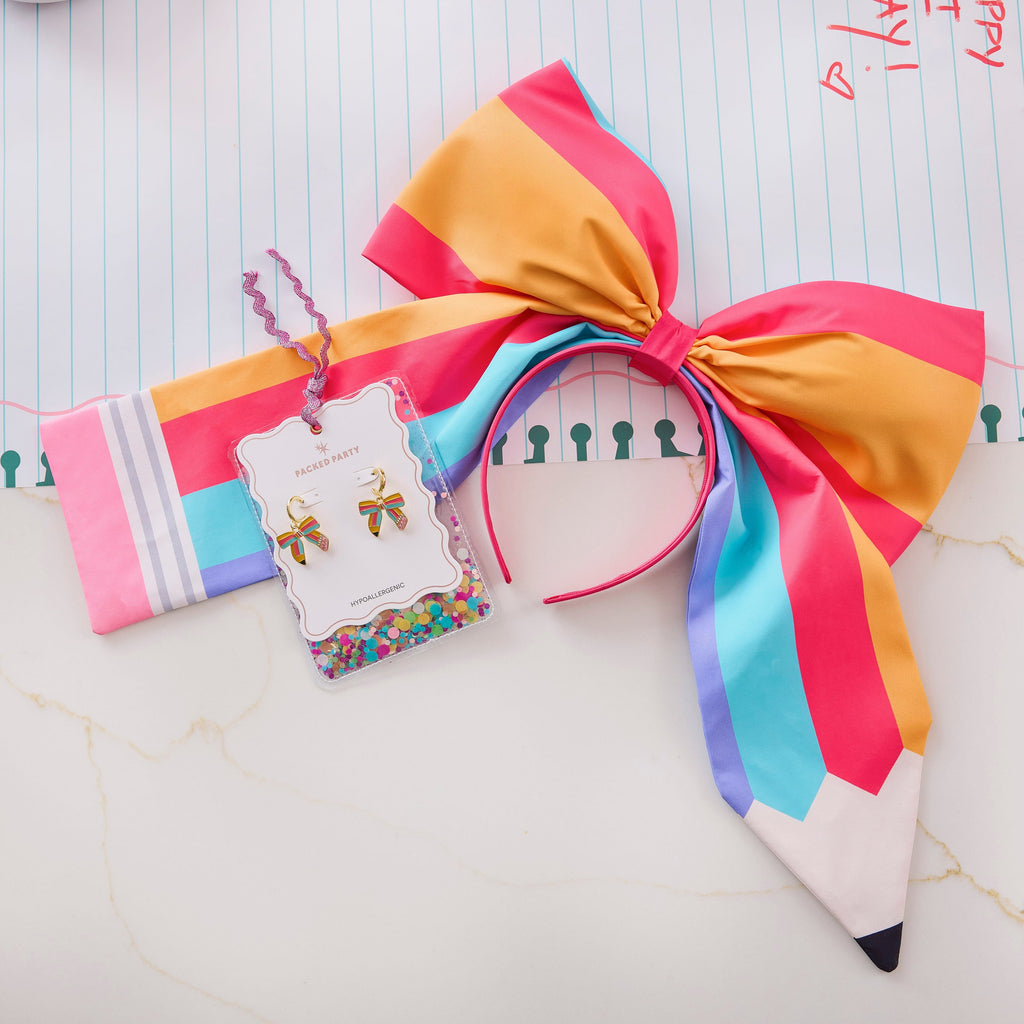 Pencil Bow Earrings