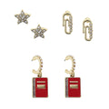 Back to School Icon Earring Set (3 Pack)