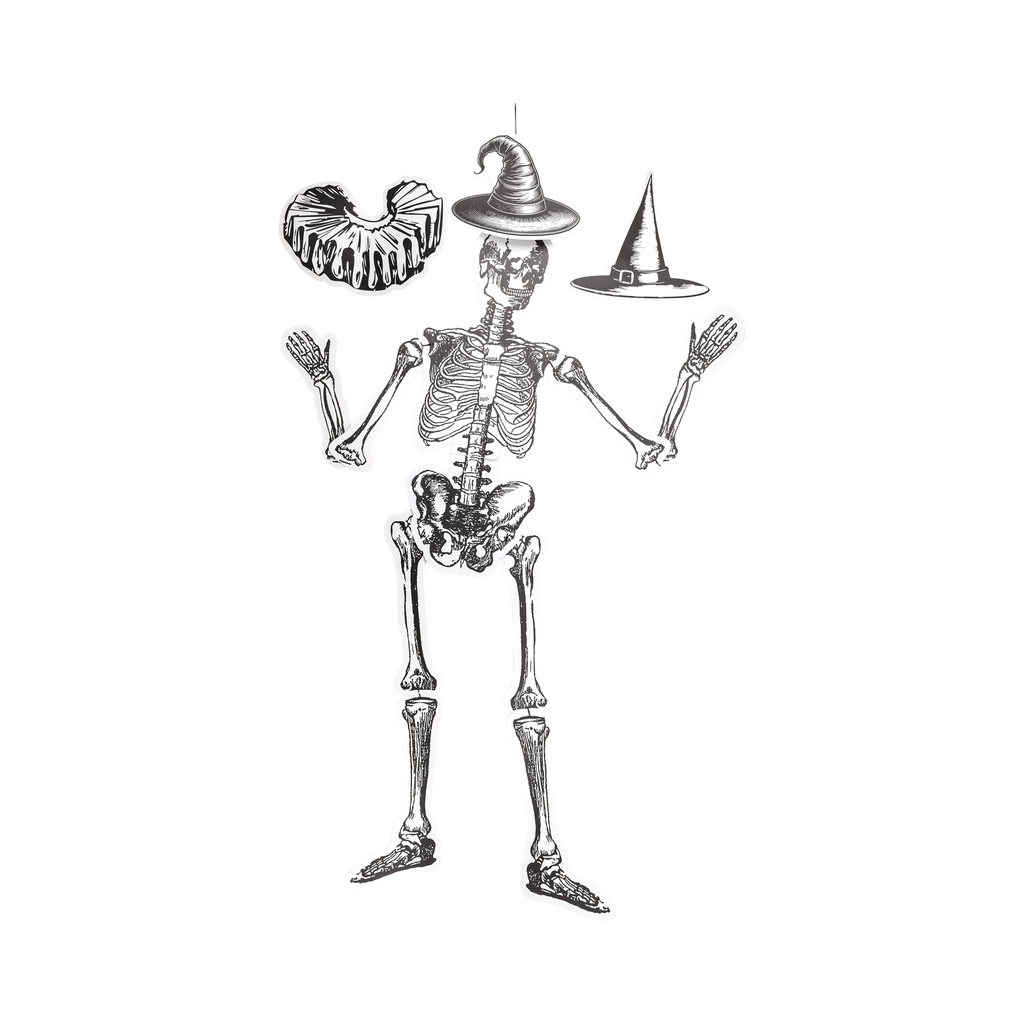 Dancing Large Scale Paper Skeletons
