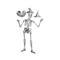 Dancing Large Scale Paper Skeletons