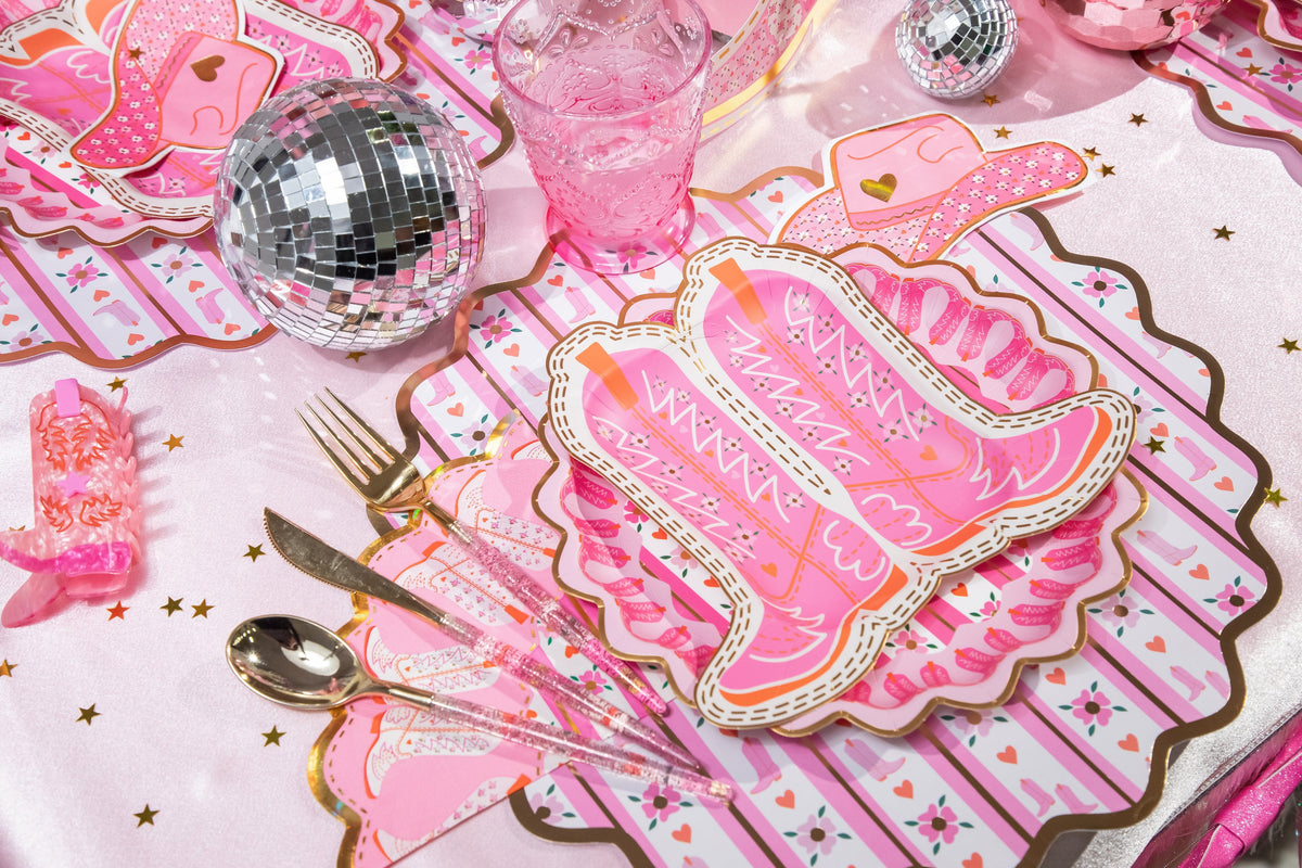 Cowboy Boot Dessert Plates (10 count)