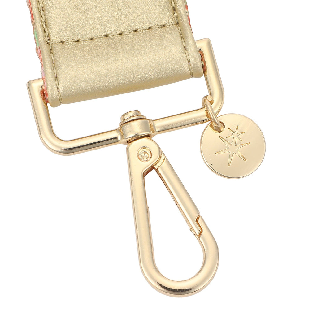 Pink Palm Bag Strap