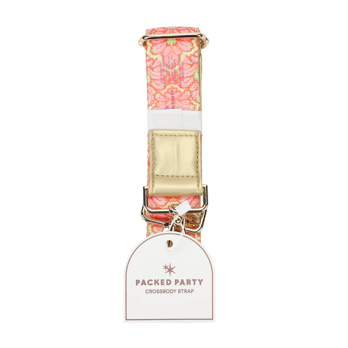 Pink Palm Bag Strap