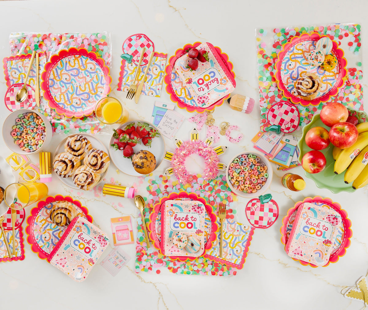 Confetti-filled Reusable Placemats (4 ct)