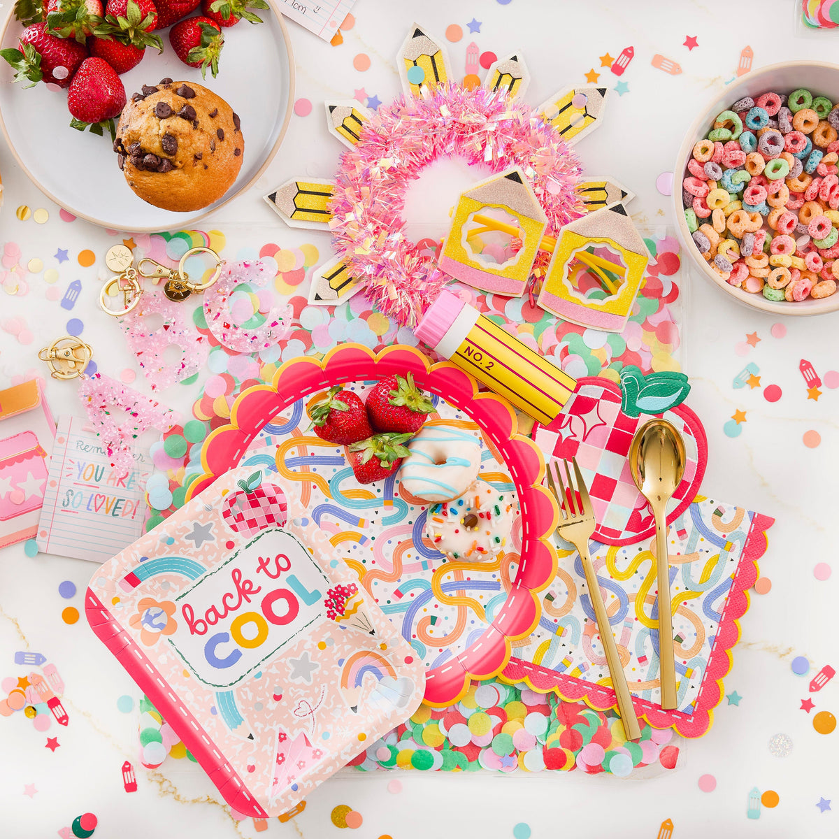 Confetti-filled Reusable Placemats (4 ct)