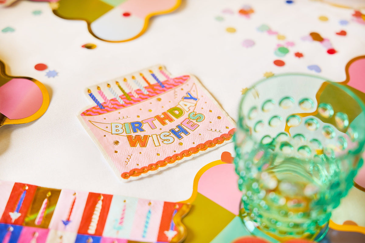 Birthday Wishes Tableware Party Kit