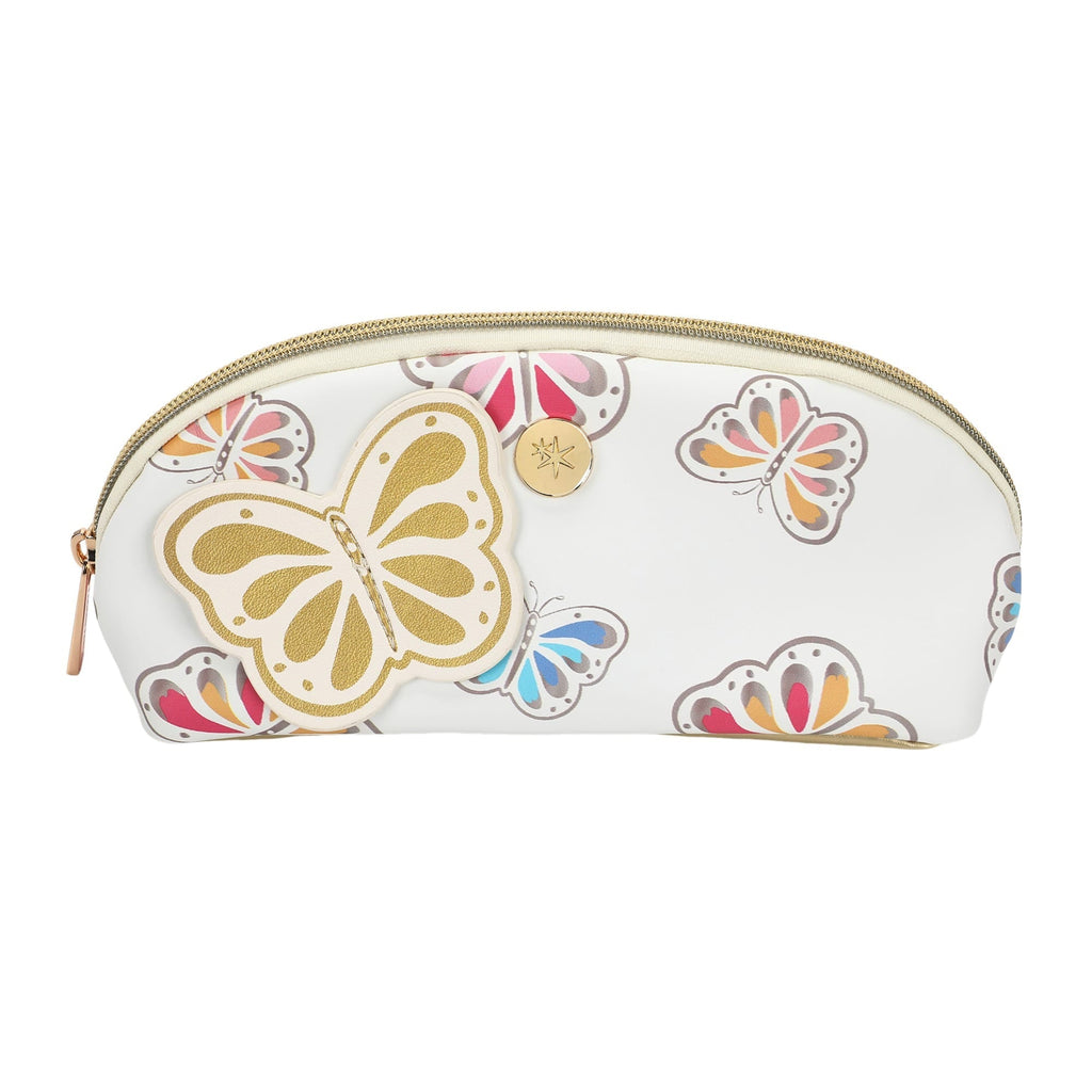 Gold Butterfly Backpack Bundle (Backpack, Lunchbox, & Pouch)