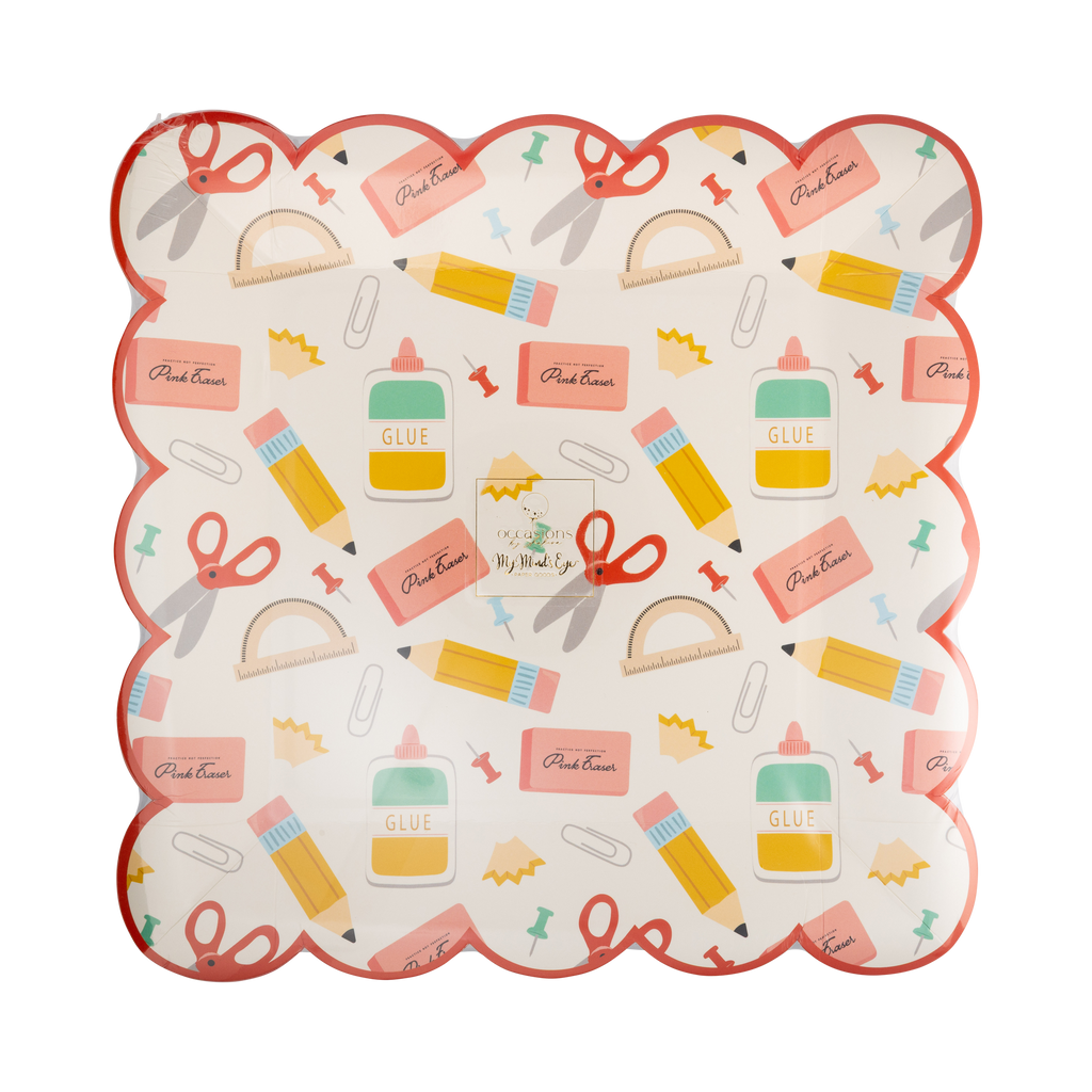 Occasions School Icons Plate