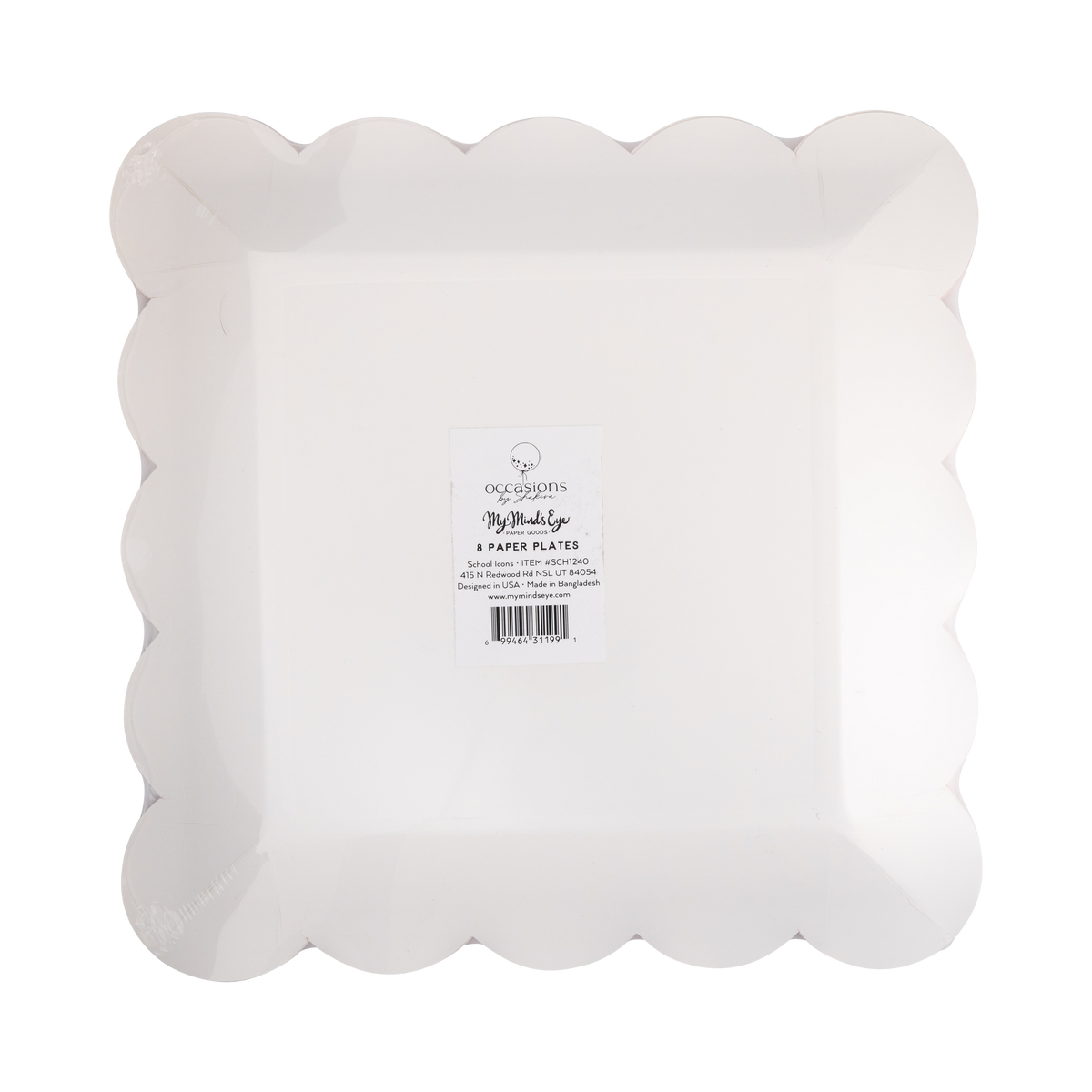 Occasions School Icons Plate