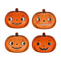 Vintage Halloween Pumpkin Bamboo Plates
