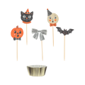 Vintage Halloween Characters Cupcake Kit