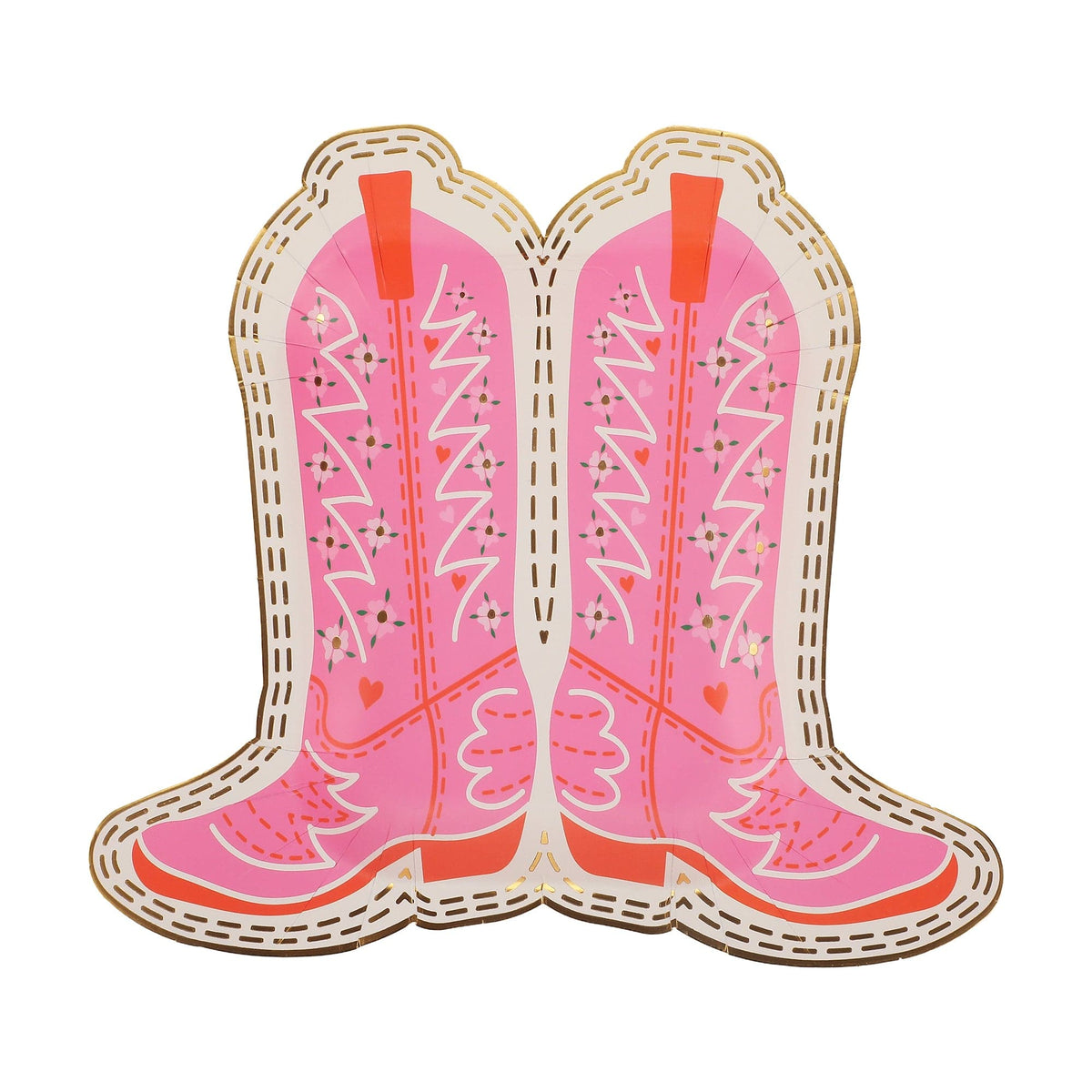 Cowboy Boot Dessert Plates (10 count)