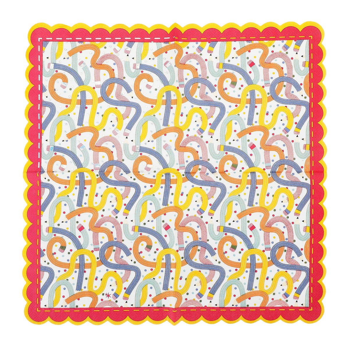 Pencil Play Luncheon Napkins (6.5" / 20 ct)