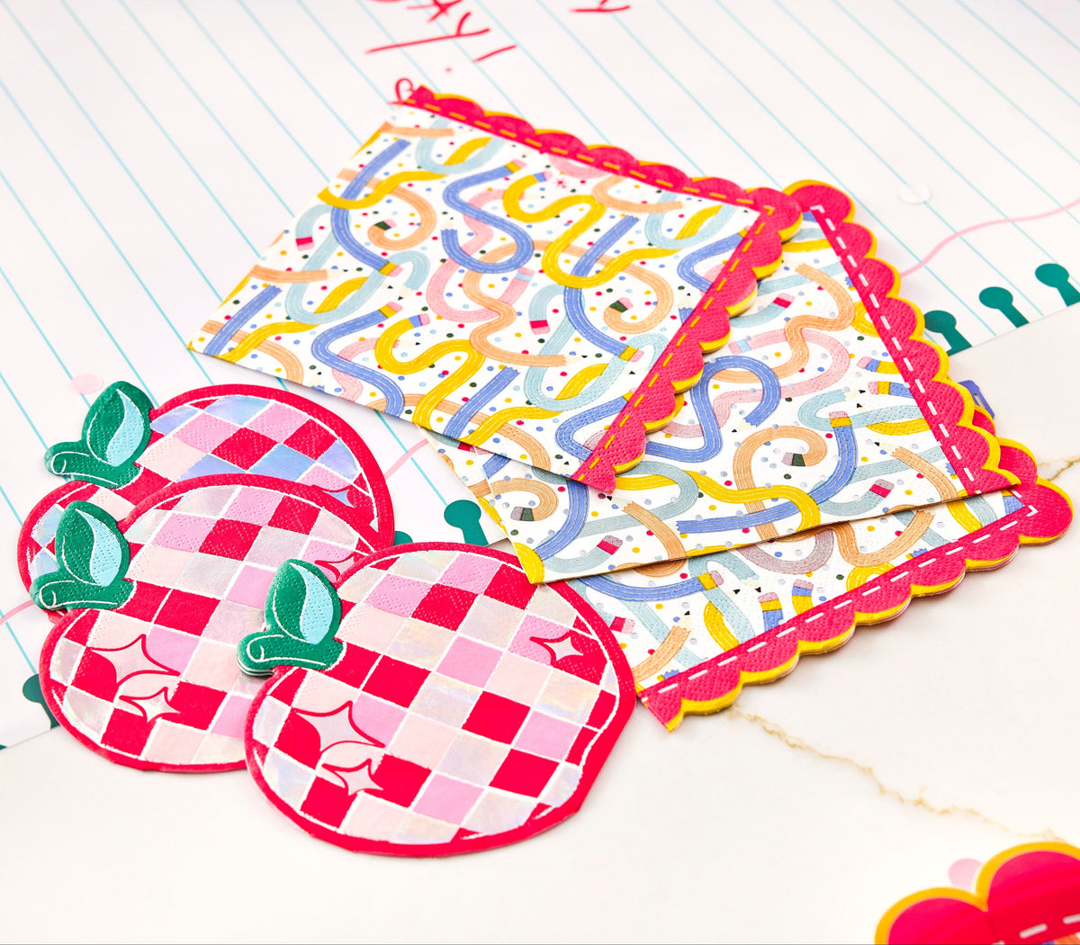 Back To School Tableware Party Kit