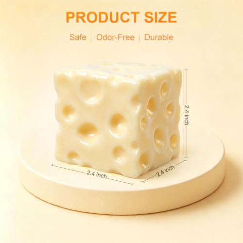 Coconut Oil Squishy, Cheese Squishy Non-Rebound | Squeeze Toys for Teens,Desk Decor Office Stress Relief Fidget Toys for Adults