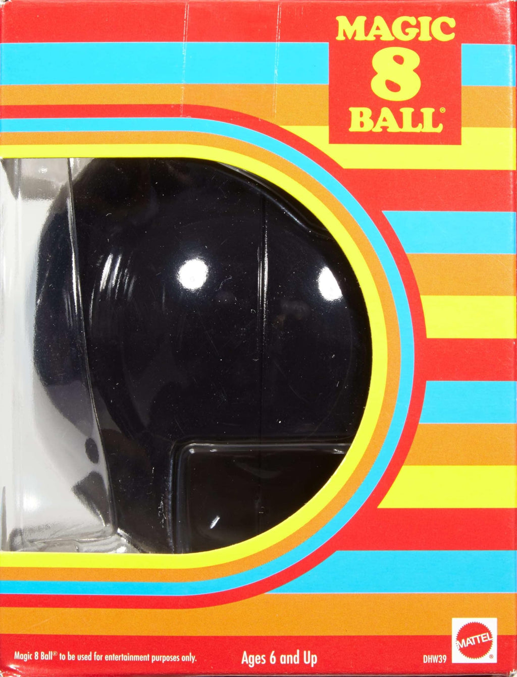Mattel Games Magic 8 Ball Novelty Fortune-Telling Toy, Ages 3+ | Retro Look for Kids, Teens, Families, Gifts, Parties & Travel (Amazon Exclusive)