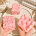 Cheese Squishy Toy – Coconut Oil Squishy Dough Texture Stress Relief Fidget Toy for Adults, Anxiety Relief Sensory Tool, Unique Desk Decor, Not Edible