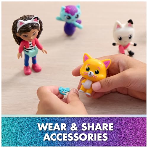 Gabby's Dollhouse Cat-Venture Crew Pack 11-Piece Figure Set | 11-Piece Figures, Gabby, Pandy, MerCat & More, Surprise Accessory, Kids Toys for Girls & Boys Ages 3+