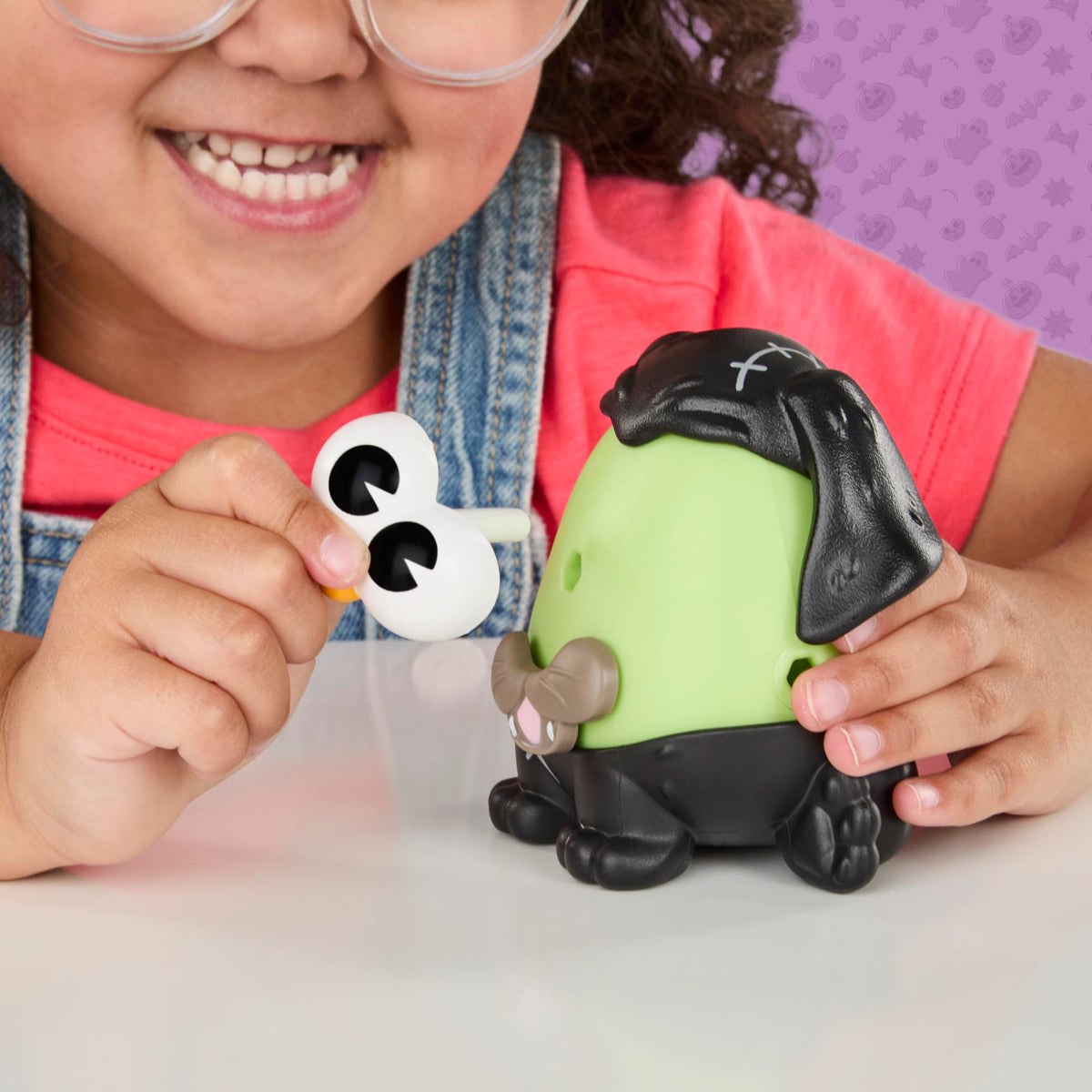 Potato Head Spooky Tots | 11 Pieces | Two 3-Inch Potato Bodies with 9 Accessories | Preschool Halloween Toys for Kids 2+