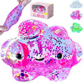 Premium Cloud Squishy Toy, Glow in the Dark Stress Ball, Odor-Free Slow Rise Crystal Clear, Non-Toxic, Easy to Clean, Durable, Gift-Ready, Children Safety Certificate & ASTM Certified 3+