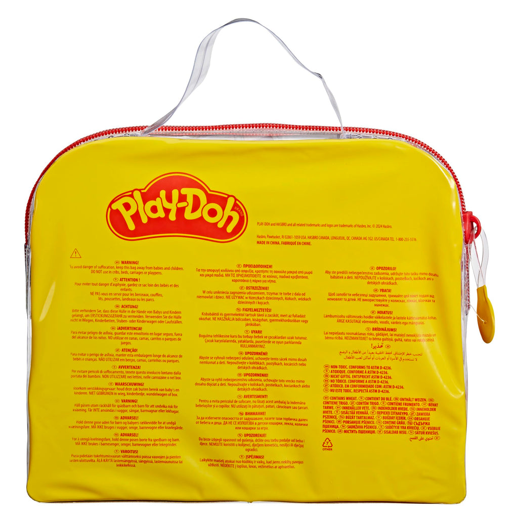 Play-Doh Starter Set 9-Piece Kit with Storage Tote & 4 Modeling Compound Cans, Ages 3+, Presentation May Vary