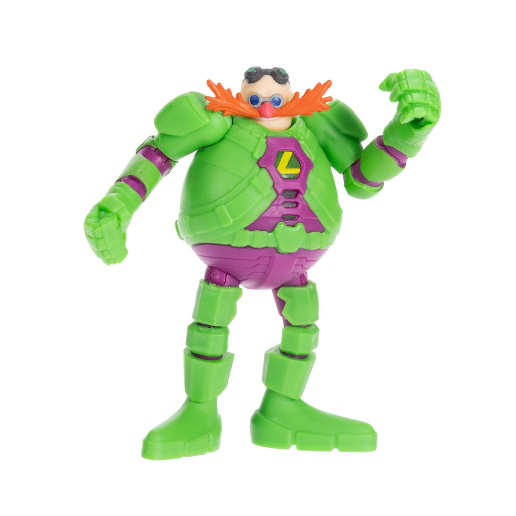 DC X Sonic Collectable 2.5 Inch Scale Action Figures Knuckles Silver Rouge Dr. Eggman Featuring Multiple Points of Articulation for Action-Packed Posing