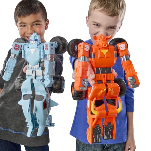 Transformers Monster Jam Megalodon (Big Tooth) | Action Figure Changes from Robot to Monster Truck, Toys for 6+