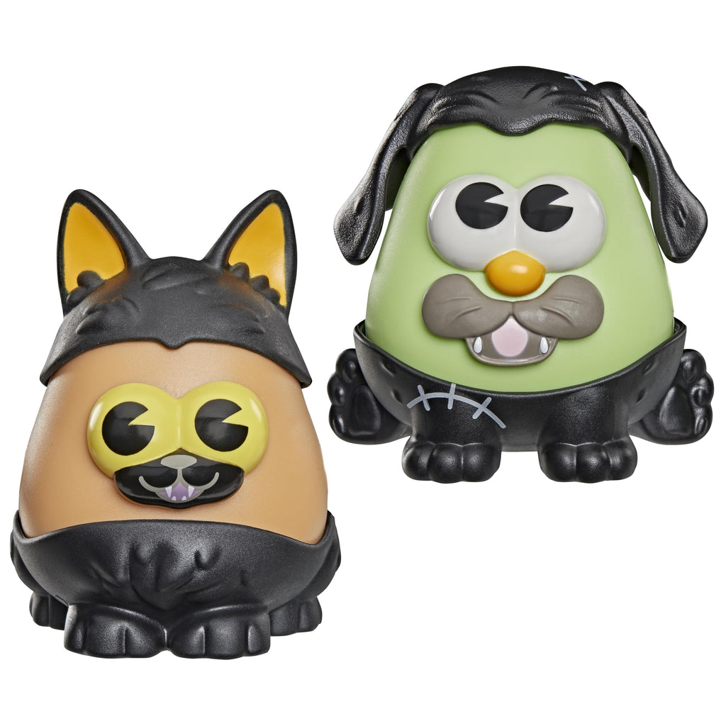 Potato Head Spooky Tots | 11 Pieces | Two 3-Inch Potato Bodies with 9 Accessories | Preschool Halloween Toys for Kids 2+