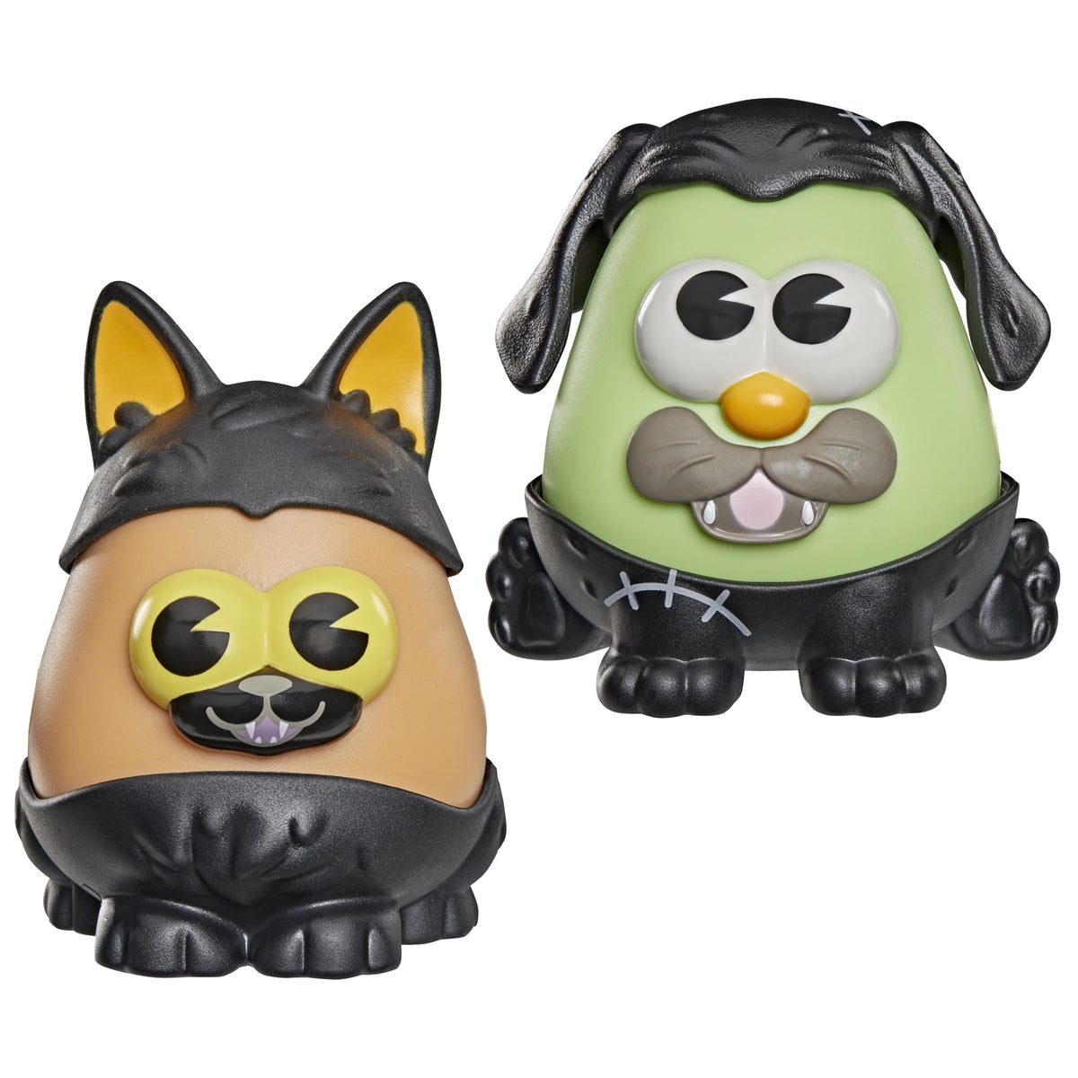 Potato Head Spooky Tots | 11 Pieces | Two 3-Inch Potato Bodies with 9 Accessories | Preschool Halloween Toys for Kids 2+