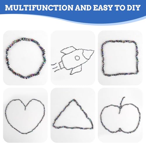 Matassari 550pcs Fidget Toy, Sensory Toys for Adults & Teens（Colour） | At work or parties, shape, stack, relax and unwind; a fun gift for birthdays, Christmas and stocking stuffers