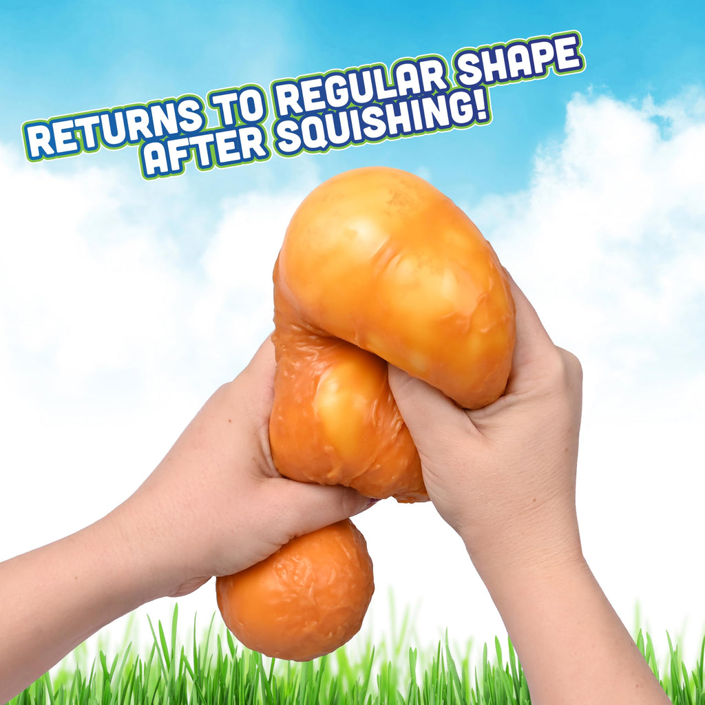 Toymendous Squishy Fried Chicken - Squish Toy - Ages 3+