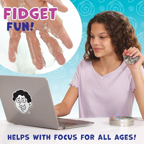 Crazy Aaron's Thinking Putty - Liquid Glass - See-Through Putty for Kids and Adults in a 4" Tin - Creative and Endless Fun, Stress Relief Therapy Toys, Never Dries Out - Made in USA