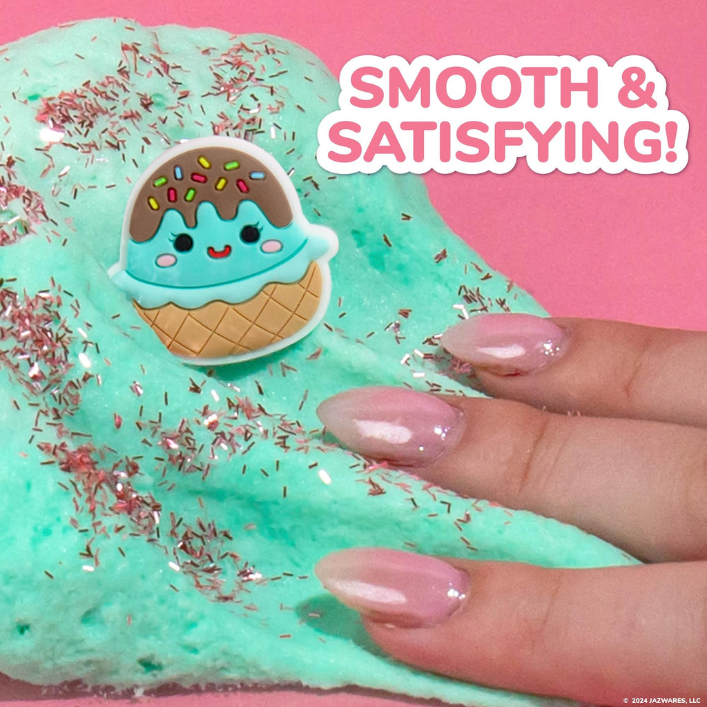 Original Squishmallows Scented Slime Jar, Chocolate, Maya the Ice Cream