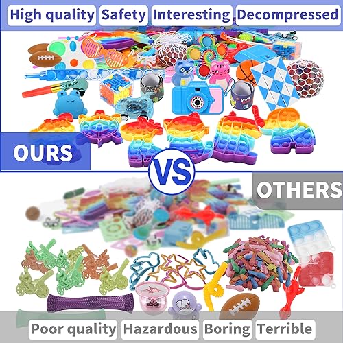 1000 Pcs Party Favors for Kids, Fidget Toys Bulk, Birthday Gift Toys, Fidgets Stocking Stuffers, Treasure Box Birthday Party, Goodie Bag Stuffers, Carnival Prizes, Pinata Filler Stuffers for Classroom