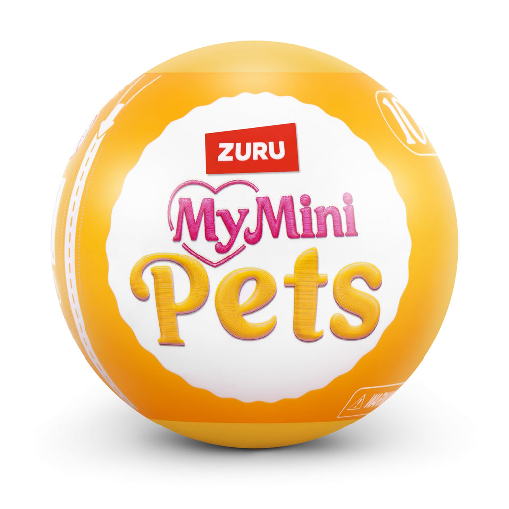 My Mini Pet Series 1 By ZURU | Detailed mini pet — puppy, kitten, hedgehog & more; habitat + accessories; 10+ sets to collect; play, display & gift