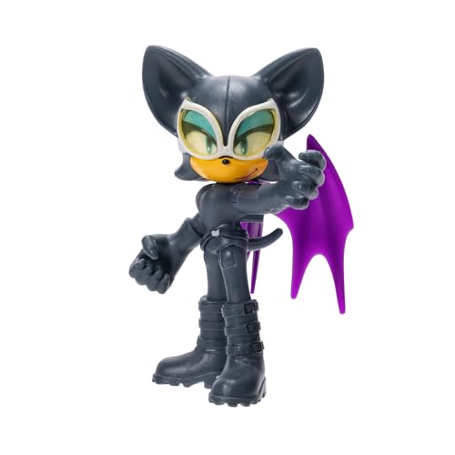DC X Sonic Collectable 2.5 Inch Scale Action Figures Knuckles Silver Rouge Dr. Eggman Featuring Multiple Points of Articulation for Action-Packed Posing
