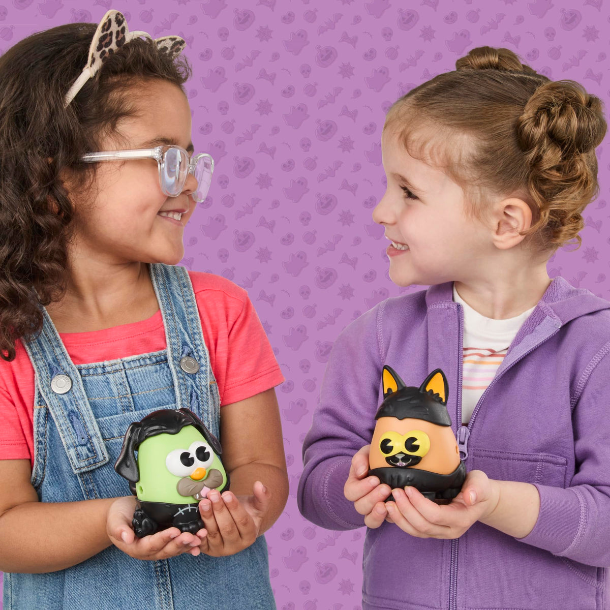Potato Head Spooky Tots | 11 Pieces | Two 3-Inch Potato Bodies with 9 Accessories | Preschool Halloween Toys for Kids 2+