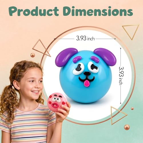 Smushers Squishy Curiosities - Ultra-Soft Slow Rising Stress Relief Toy for Adults, Cute Quirky Sensory Fidget Toy for Anxiety Relief, ADHD & Autism, Unique Office Desk Decor(Pink)