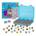 MrBeast Hive Collector Pack Holds 70+ Micro Beasts, with 26 Micro Beasts | Including 2 exclusive glow-in-the-dark swarms, 26 stickers and 2 fusion caps to continue to build out your own MrBeast lab