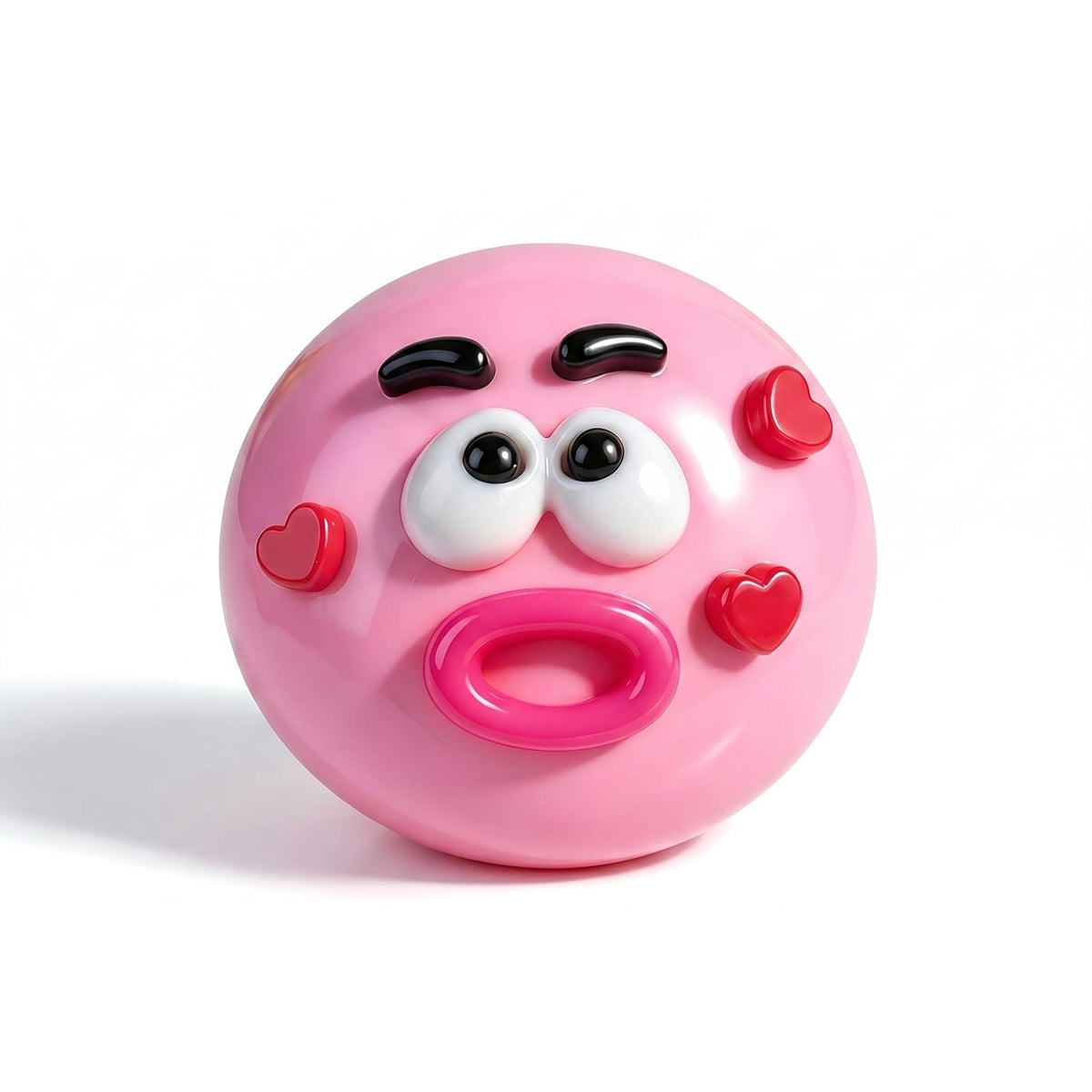 Smushers Squishy Curiosities - Ultra-Soft Slow Rising Stress Relief Toy for Adults, Cute Quirky Sensory Fidget Toy for Anxiety Relief, ADHD & Autism, Unique Office Desk Decor(Pink)