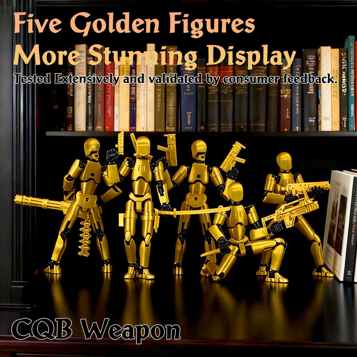 Gatling Gun Titan 13 Action Figure Set【Assembled】, Robot T Action Figure 3D Printed Dummy 13 Action Fidget Toys Figure Articulated, Lucky 13 for Collectors Desktop Decorations (Purple Blue)