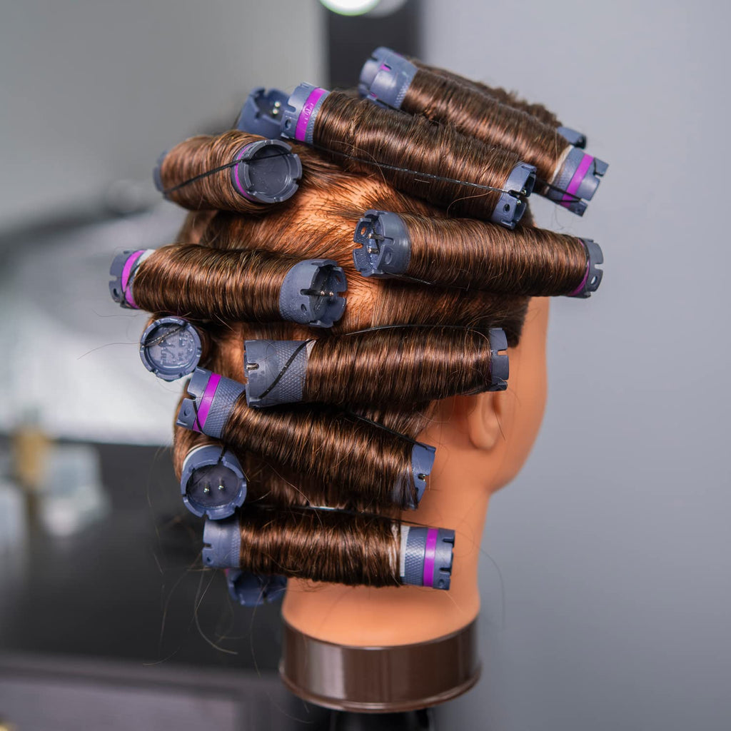 20-22" Female 100% Human Hair Mannequin Head for Hairdresser | Traininghead Hair Styling Braiding Cosmetology Manikin Doll Head Training Model Practice Head with free Clamp