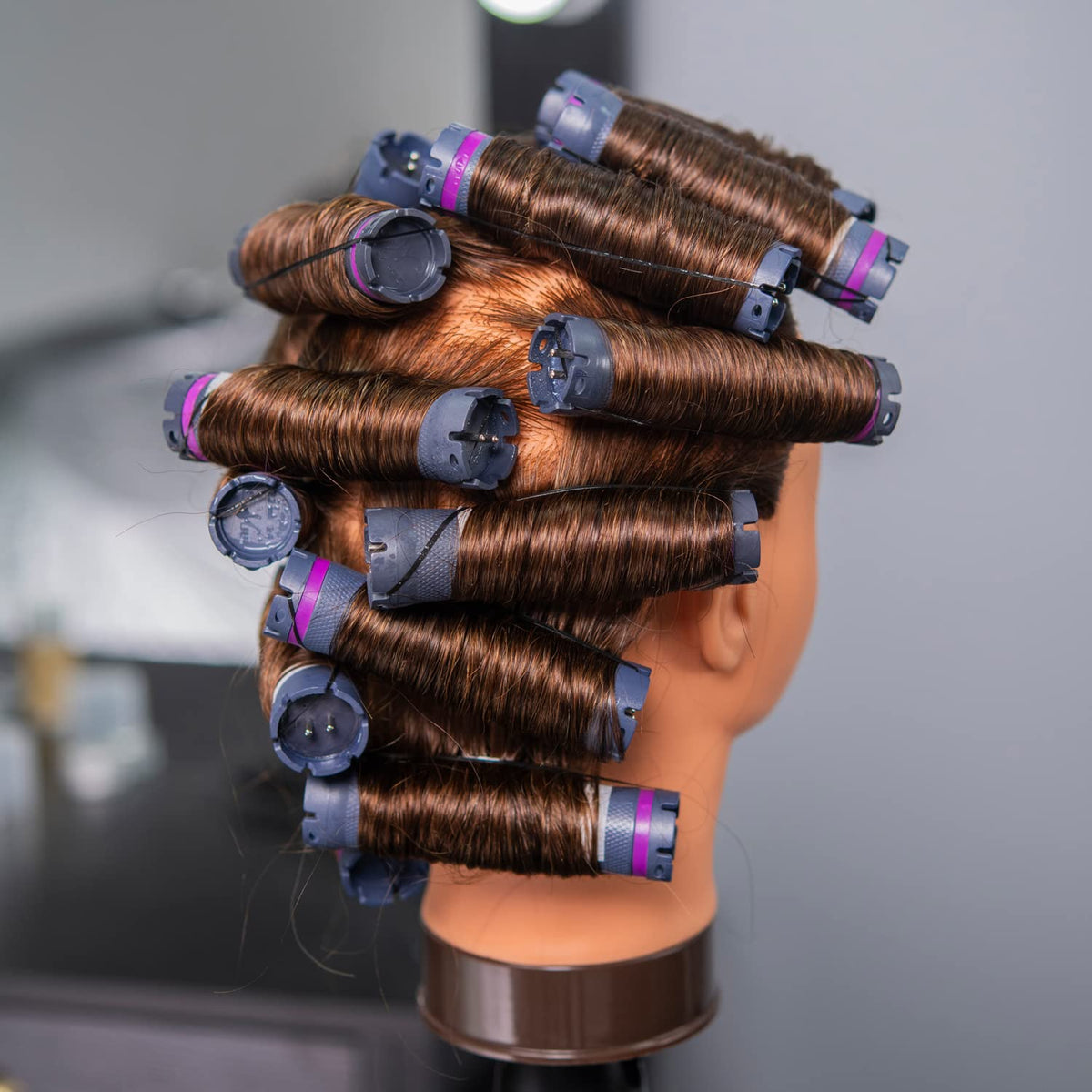 20-22" Female 100% Human Hair Mannequin Head for Hairdresser | Traininghead Hair Styling Braiding Cosmetology Manikin Doll Head Training Model Practice Head with free Clamp