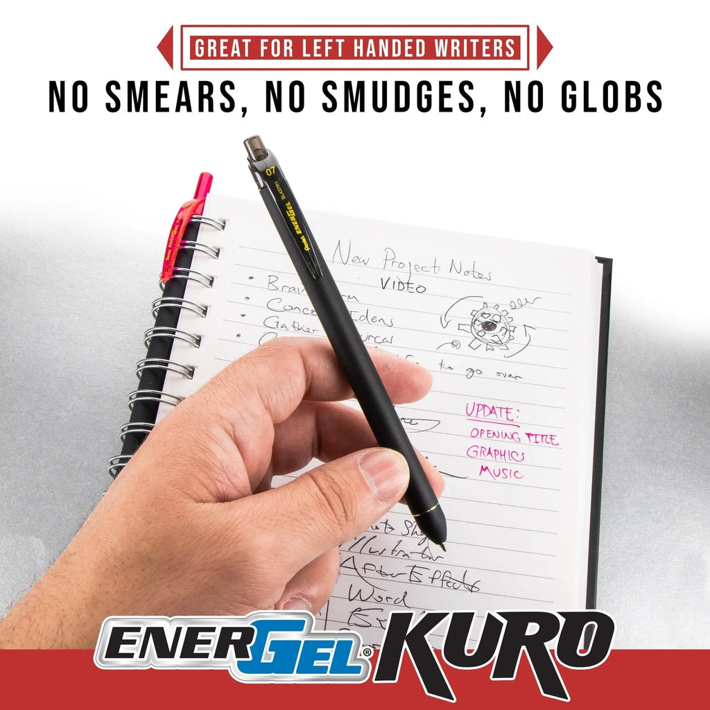 Pentel EnerGel Kuro Color Shades Collector's Bundle Series 1 - Set of 5