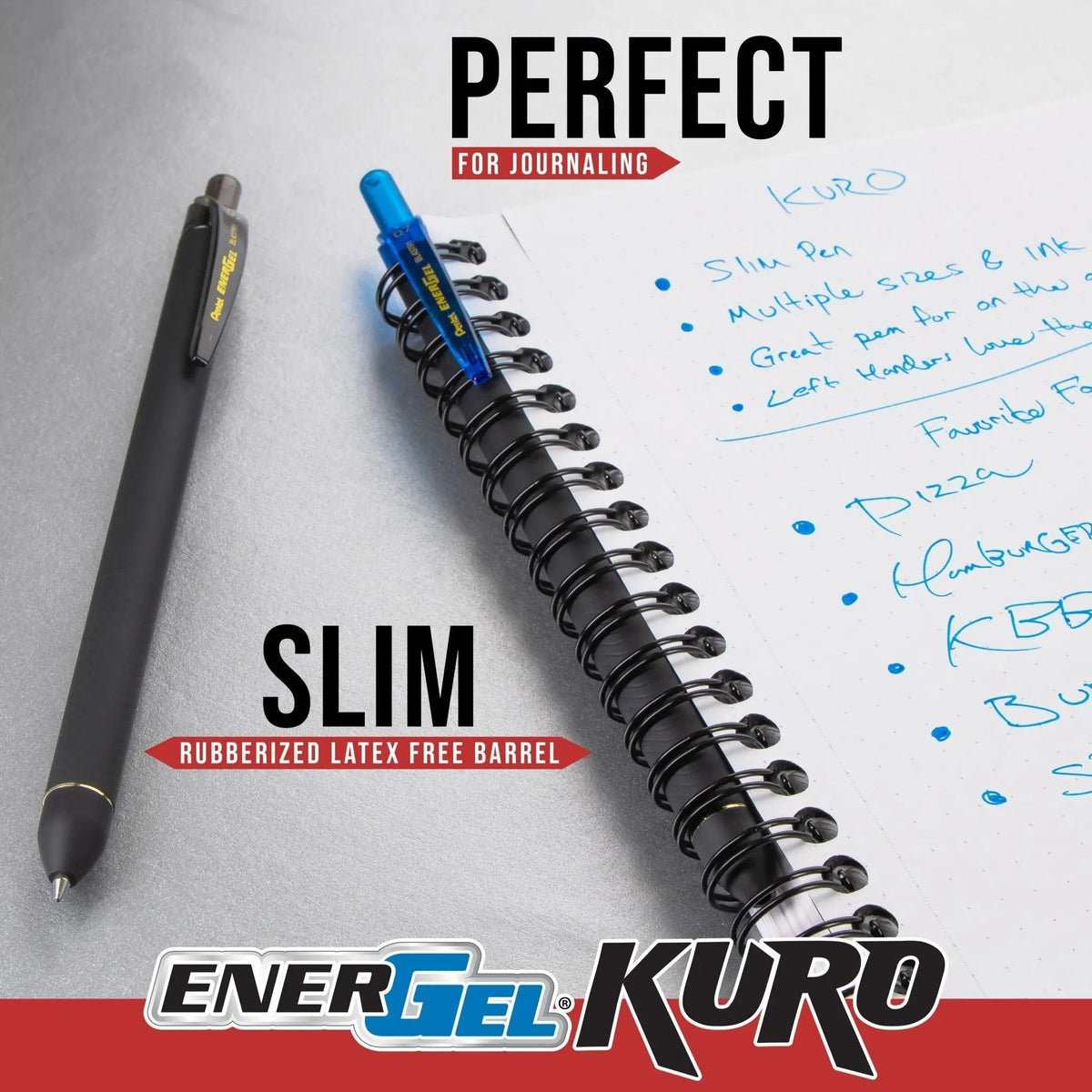 Pentel EnerGel Kuro Color Shades Collector's Bundle Series 1 - Set of 5